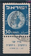 Israel 26 Mit Tab Gestempelt 1949 Alte Münzen (10252020 - Oblitérés (avec Tabs)