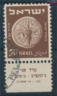 Israel 27 Mit Tab Gestempelt 1949 Alte Münzen (10252019 - Used Stamps (with Tabs)
