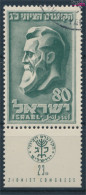 Israel 62 Mit Tab (kompl.Ausg.) Gestempelt 1951 Zionistenkongreß (10251991 - Usados (con Tab)