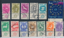 Israel 224-236 Mit Tab (kompl.Ausg.) Gestempelt 1961 Tierkreiszeichen (10251933 - Used Stamps (with Tabs)