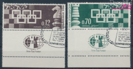 Israel 312-313 Mit Tab (kompl.Ausg.) Gestempelt 1964 Schach-Olympiade (10251865 - Oblitérés (avec Tabs)