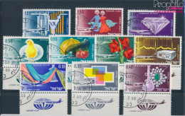 Israel 406-415 Mit Tab (kompl.Ausg.) Gestempelt 1968 Exportgüter (10251816 - Used Stamps (with Tabs)