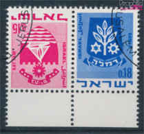 Israel 444/486 Kehrdruckpaar Gestempelt 1971 Wappen (10252340 - Gebruikt (zonder Tabs)