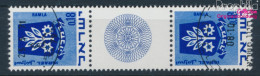 Israel 486/486 ZS Zwischenstegpaar (kompl.Ausg.) Gestempelt 1971 Wappen (10252327 - Usados (sin Tab)