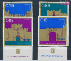 Israel 503-506 Mit Tab (kompl.Ausg.) Gestempelt 1971 Stadttore Von Jerusalem (10252280 - Used Stamps (with Tabs)