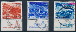 Israel 623x-625x Mit Tab (kompl.Ausg.) Gestempelt 1974 Landschaften (10252198 - Oblitérés (avec Tabs)