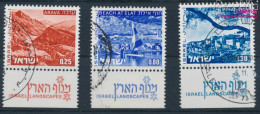 Israel 623x-625x Mit Tab (kompl.Ausg.) Gestempelt 1974 Landschaften (10252199 - Used Stamps (with Tabs)