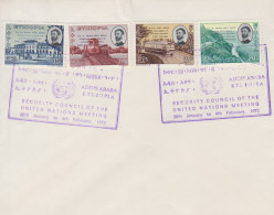 Enveloppe   FDC   1er   Jour    ETHIOPIE    1er   Conseil   De  Sécurité   En   Afrique   1972 - Ethiopie