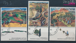 Israel 881-883 Mit Tab (kompl.Ausg.) Gestempelt 1982 Landschaftsgemälde (10252113 - Used Stamps (with Tabs)