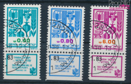 Israel 917-919 Mit Tab (kompl.Ausg.) Gestempelt 1983 Früchte Des Landes Kanaan (10252105 - Usati (con Tab)