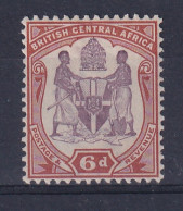 British Central Africa: 1901   Arms    SG58    6d    MH - Nyassaland (1907-1953)
