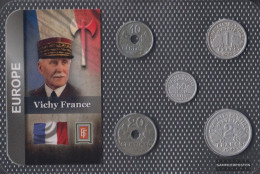 France Very Fine Kursmünzen Very Fine From 1941 10 Centimes Until 2 Francs - Sonstige & Ohne Zuordnung
