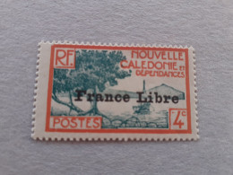 TIMBRE   NOUVELLE  CALEDONIE  FRANCE  LIBRE   N  198     COTE  21,00  EUROS   NEUF    SANS  CHARNIERE - Neufs