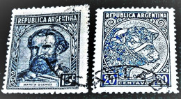 Argentina, 1935/36, Martin Gomes And Bull , Michel # 415, 421 - Usati