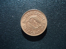 SIERRA LEONE : 1/2 CENT   1964   KM 16     SUP+ - Sierra Leona