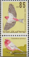 Israel 1286 With Tab (complete Issue) Unmounted Mint / Never Hinged 1994 Songbird - Unused Stamps (with Tabs)