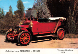 TRANSPORT - Collection Louis Desbordes - Rennes - Torpédo Delahaye  - Carte Postale Ancienne - Taxis & Cabs