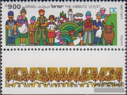 Israel 1012 With Tab (complete Issue) Unmounted Mint / Never Hinged 1985 The Kibbuz - Neufs (avec Tabs)