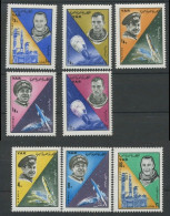 YEMEN 1966 - ASTRONAUTAS Y CONQUISTA DEL ESPACIO - YVERT Nº 123/127+AEREOS 50/52** - Yémen