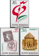 Rumänien 4794-4796 (kompl.Ausg.) Postfrisch 1992 BriefmarkenausstellungGRANADA - Nuevos
