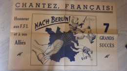 WWII CHANSONS GUERRE  CHANTER FRANCAIS NACH BERLIN HONNEUR FFI BRETONS MEMOIRES D ADOLF FRANSCIQUE MILICE FRANCAISE - 1939-45