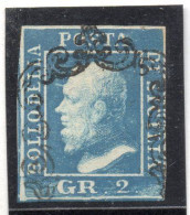 ASI421 - SICILIA, 2 Grana N. 8 Usato . Firma A. DIENA - Sicilia