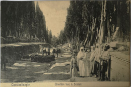 Constantinople (Turkey) Cimetiere Turc A Scutari  19?? Ed. Au Bon Marche Pera No. 207 - Turkey