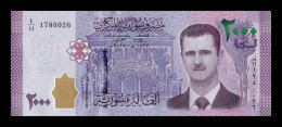 Siria Syria 2000 Pounds P. Assad 2015 Pick 117a First Date Sc Unc - Siria