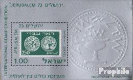Israel Block11v (kompl.Ausg.) Dickes Papier Postfrisch 1974 Briefmarkenausstellung - Neufs (sans Tabs)