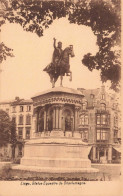 BELGIQUE - Liège - Statue Equestre De Charlemagne - Carte Postale Ancienne - Liege