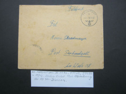 FELDPOST , SS -Feldpost Brief , SS - Division , 1943 , Mit Inhalt - Feldpost 2e Guerre Mondiale