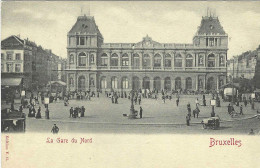 Bruxelles La Gare Du Nord  -pas Envoyé - Spoorwegen, Stations