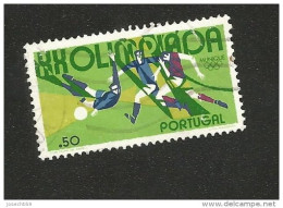 N° 1156 Jeux Olympiques De Munich Football 50c  Timbre Portugal Oblitéré 1972 - Oblitérés