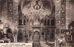 FRANCE - Nice - Cathédrale Russe - Le Maître Autel - Inconostase  - Carte Postale Ancienne - Monuments