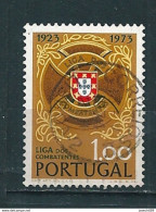 N° 1203 Cinquentenaire Ligue Des Combattants   Timbre Portugal Oblitéré   1973 - Oblitérés