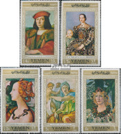 Nordjemen (Arabische Rep.) 592-596 (kompl.Ausg.) Postfrisch 1967 Gemälde Florentinischer Meister - Yémen