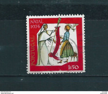 N° 1243  Noel "la Paix"  Timbre Portugal Oblitéré 1990 - Used Stamps