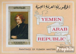 Nordjemen (Arabische Rep.) Block57 (kompl.Ausg.) Postfrisch 1967 Gemälde Flämischer Meister - Yémen