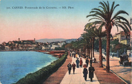 FRANCE - Cannes - Promenade De La Croisette - Colorisé - Carte Postale Ancienne - Cannes