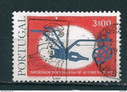 N° 1285 50 Ans De Lasociété Portugaise Des Auteurs  Timbre Portugal Oblitéré   1976 - Oblitérés