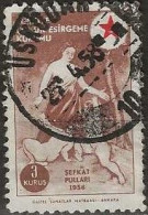 TURKEY 1956 Child Welfare - Woman And Children - 3k. - Brown FU - Charity Stamps