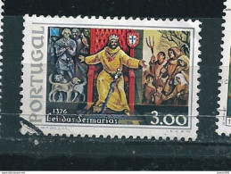 N° 1296 6e Centenaire De La Loi Des Sesmarias  Timbre  Oblitéré Portugal 1976 - Oblitérés