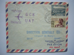 Avion / Airplane / UAT/ DC-8 / First Flight Brazzaville, Congo - Paris / 12.09.60. - Sammlungen