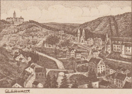 Luxembourg 1928. Entier Postal Touristique. Abbaye Bénédictine Saint-Maurice-et-Saint-Maur De Clervaux - Abbazie E Monasteri