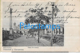 216087 PARAGUAY ASUNCION SQUARE PLAZA DE ARMAS POSTAL POSTCARD - Paraguay