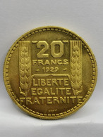 20 FRANCS ESSAI DE TURIN 1929 BRONZE ALUMINIUM / FRANCE / 35mm 17.77g - 20 Francs