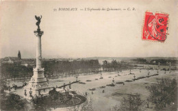 FRANCE - Bordeaux - L'esplanade Des Quinconces - Carte Postale Ancienne - Bordeaux