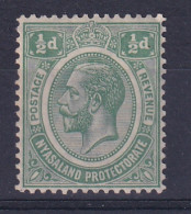 Nyasaland: 1921/33   KGV     SG100    ½d   Green   MH - Nyasaland (1907-1953)