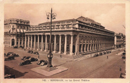 FRANCE - Bordeaux - Le Grand Théâtre - Carte Postale Ancienne - Bordeaux