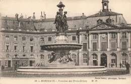 FRANCE - Bordeaux - Fontaine Des Trois-grâces - Carte Postale Ancienne - Bordeaux